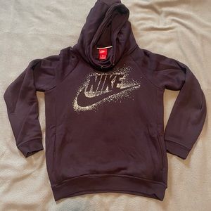 Maroon Nike hoodie
